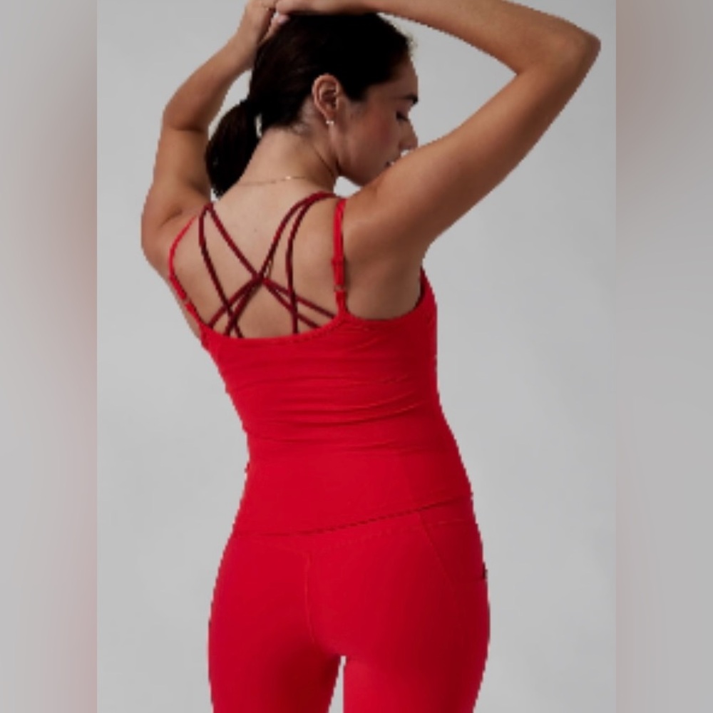 Athleta PowerVita Twist Cami • Red • XS - Picture 4 of 12
